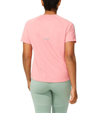 Asics Icon Ss Top футболка для бега женская розовая