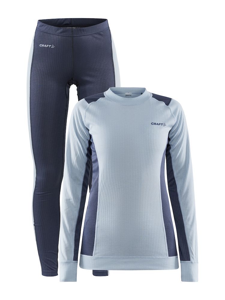Комплект термобелья женский Craft Core Dry Baselayer св.голубой - 2