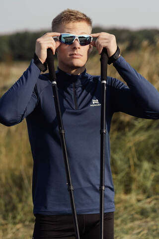 Nordski Pro лонгслив для тренировок мужской dark ocean