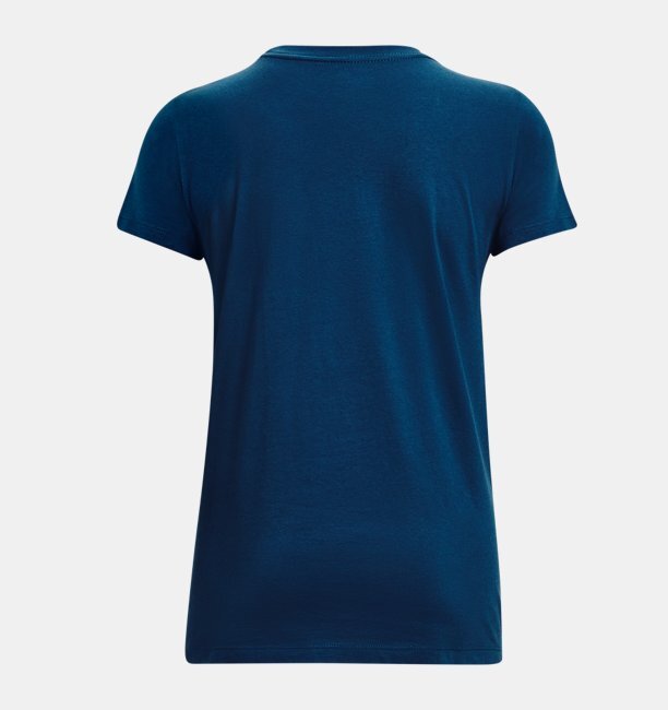 Женская спортивная футболка Under Armour UA Sportstyle Logo темно-синяя - 6
