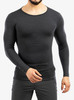 Термобелье мужское Brubeck Comfort Wool рубашка графит - 1