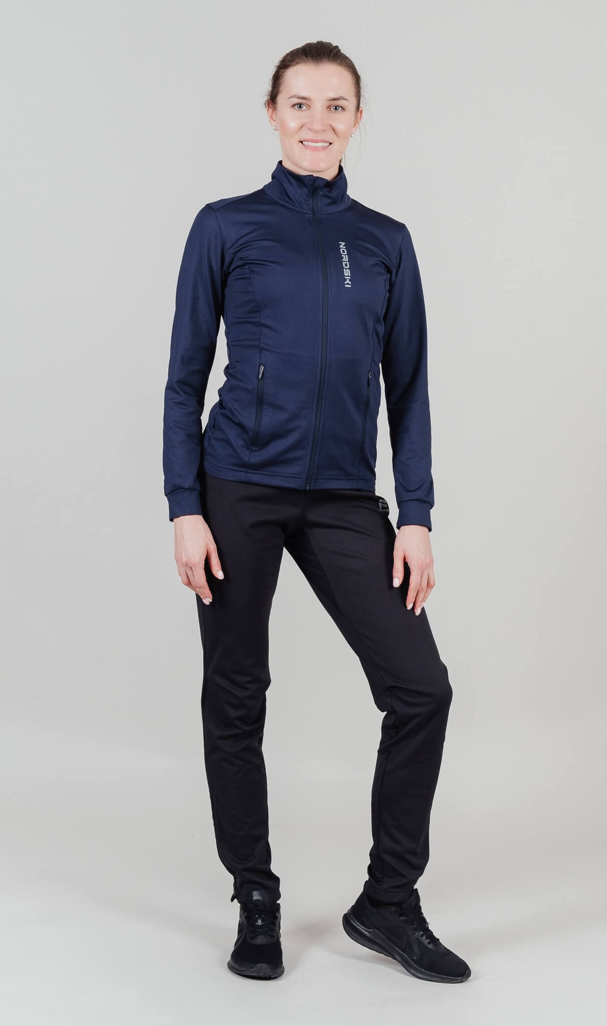 Женская лыжная толстовка Nordski Layer blueberry - 7