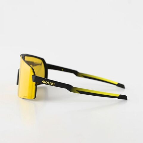 Спортивные гоночные очки 4KAAD Beat Race Zeiss black-yellow