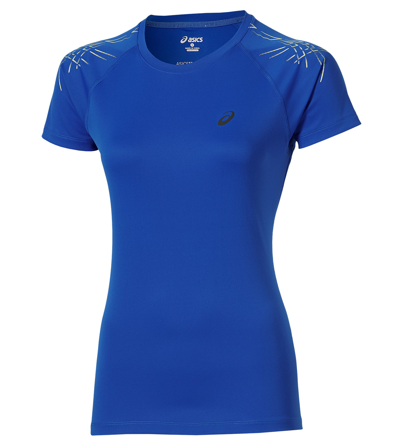 Asics stripe ss top discount