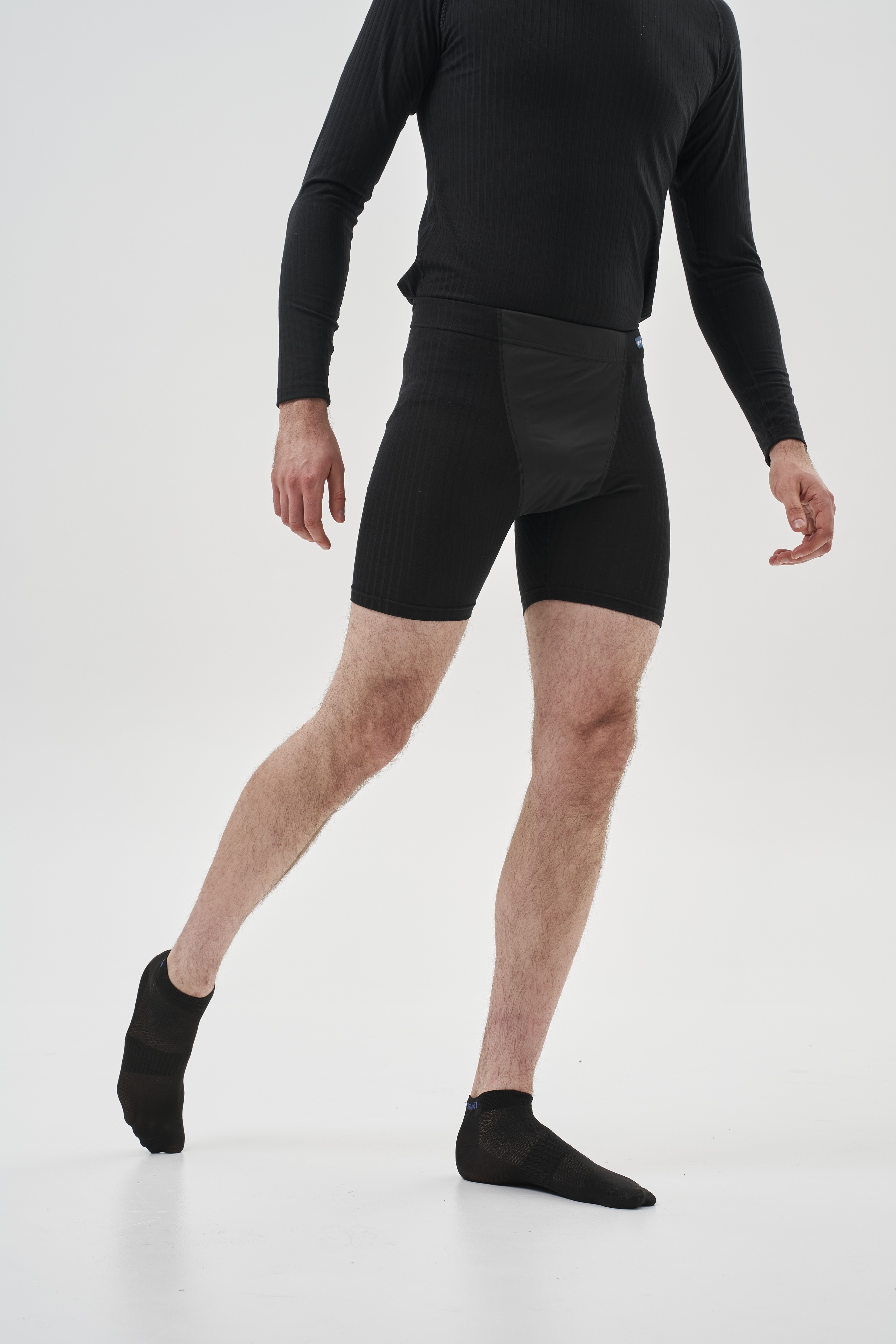 Детские ветрозащитные термотрусы Nordski Jr. Race WS black - 3