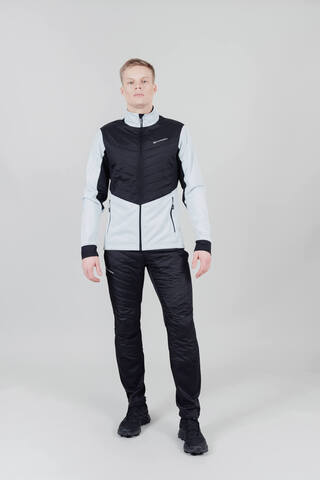 Nordski Hybrid тренировочный лыжный костюм мужской pearl