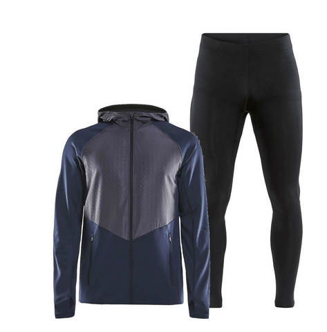 Craft Charge Essential Compression костюм для бега мужской синий-черный