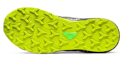 Asics Fujitrabuco Lyte кроссовки внедорожники мужские черные-зеленые (Распродажа)