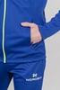 Мужская утепленная разминочная куртка Nordski Base true blue-lime - 5