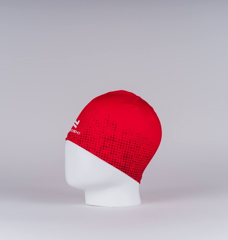 Гоночная шапка подростковая Nordski Jr Pro red-black