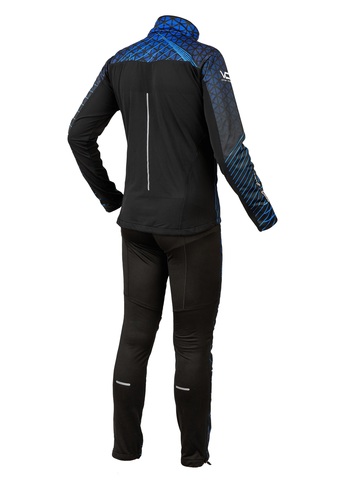 Victory Code Quantum разминочный лыжный костюм blue-black