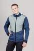 Мужская куртка для лыж и бега зимой Nordski Hybrid Pro blue-ice mint - 5