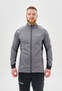 Мужская тренировочная лыжная куртка Nordski Core grey-black - 1