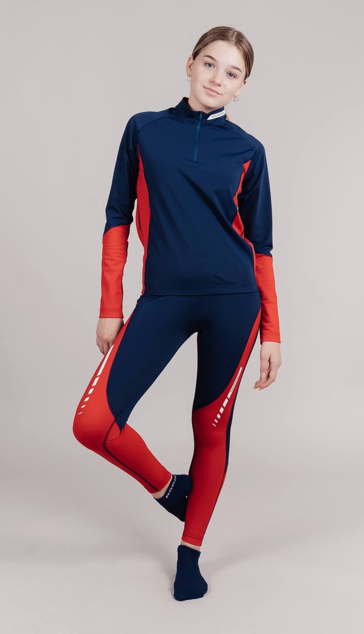 Детский гоночный комбинезон Nordski Jr Base dark blue - 2