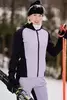 Женская тренировочная куртка с капюшоном Nordski Hybrid Hood black-lavender - 1