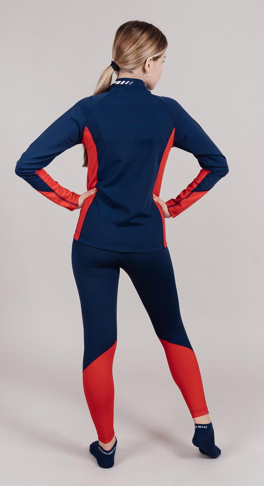 Детский гоночный комбинезон Nordski Jr Base dark blue - 3