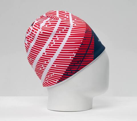 Гоночная шапка подростковая Nordski Jr Heat blue-red