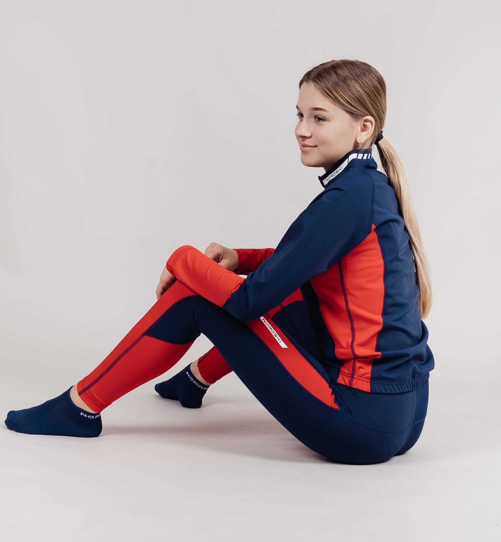 Детский гоночный комбинезон Nordski Jr Base dark blue - 10