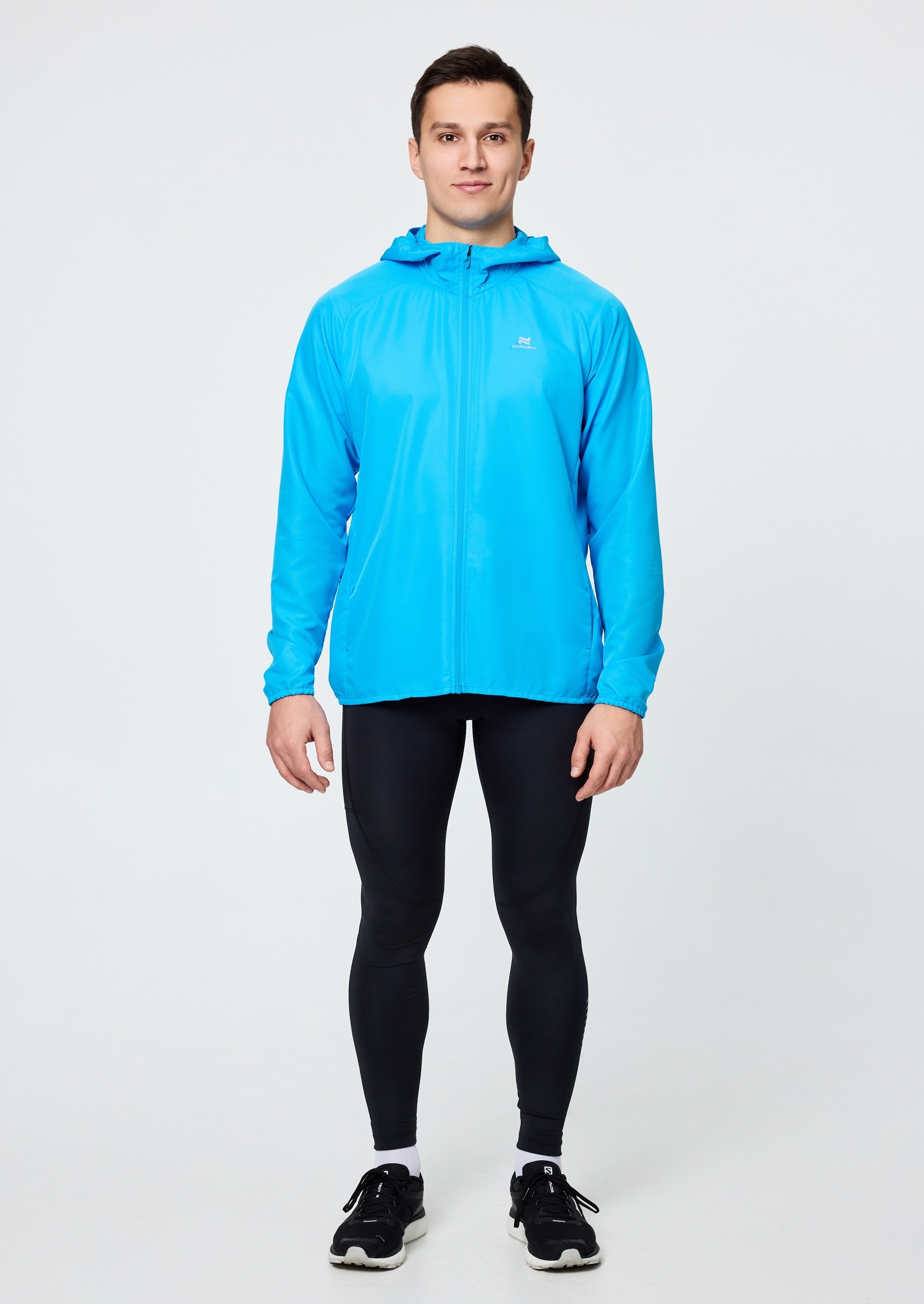 Мужская спортивная ветровка Nordski Runway light blue - 10