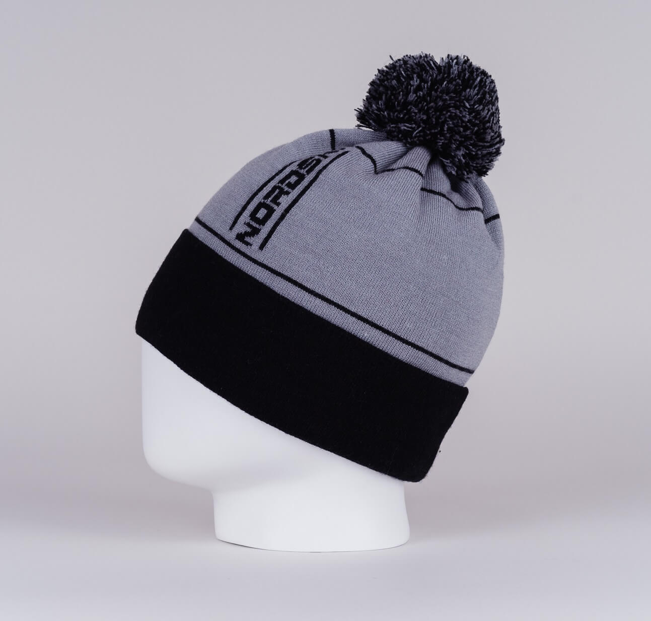 Вязаная шапка с ветрозащитой Nordski Arctic WS grey