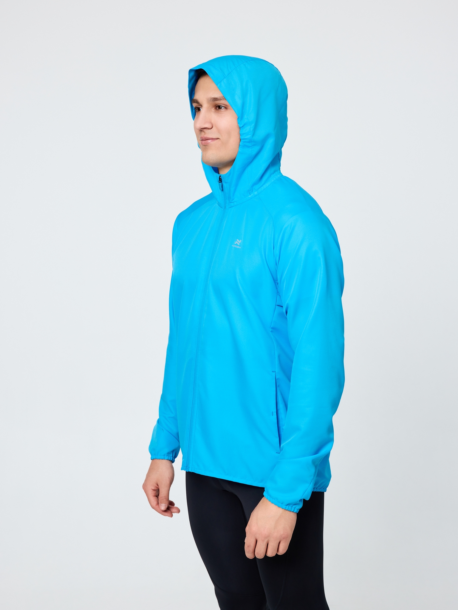 Мужская спортивная ветровка Nordski Runway light blue - 5