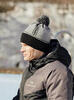 Вязаная шапка с ветрозащитой Nordski Arctic WS grey - 6