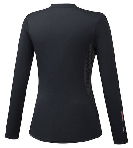 Mizuno Mid Weight Crew термобелье рубашка женская черная