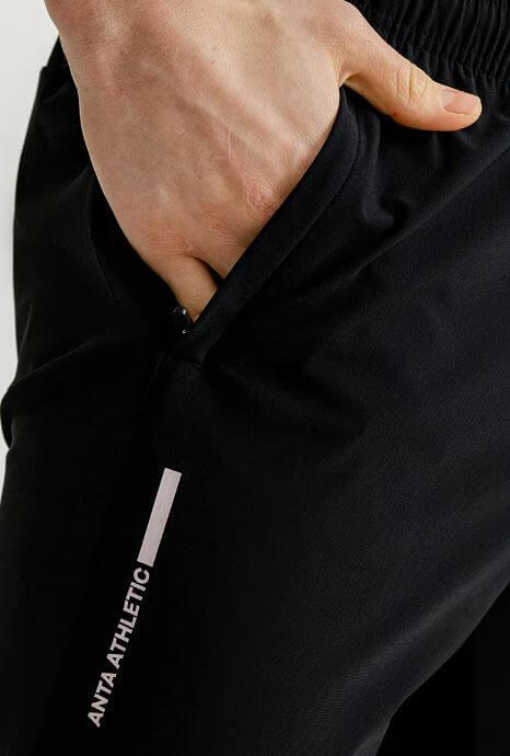 Мужские спортивные брюки Anta Knit Track Pants черные - 4