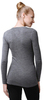 Термобелье футболка Norveg Soft Shirt женская с длинным рукавом серая - 3
