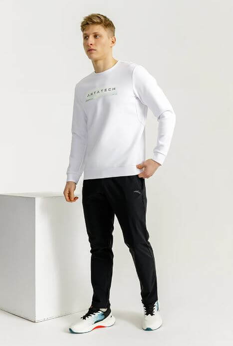 Мужские спортивные брюки Anta Knit Track Pants черные - 6