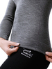 Термобелье футболка Norveg Soft Shirt женская с длинным рукавом серая - 7