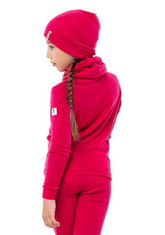 Janus Princess Wool термобелье детское из шерсти мериносов рубашка малиновая