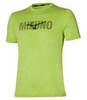Mizuno Core Graphic Tee беговая футболка мужская зеленая - 1