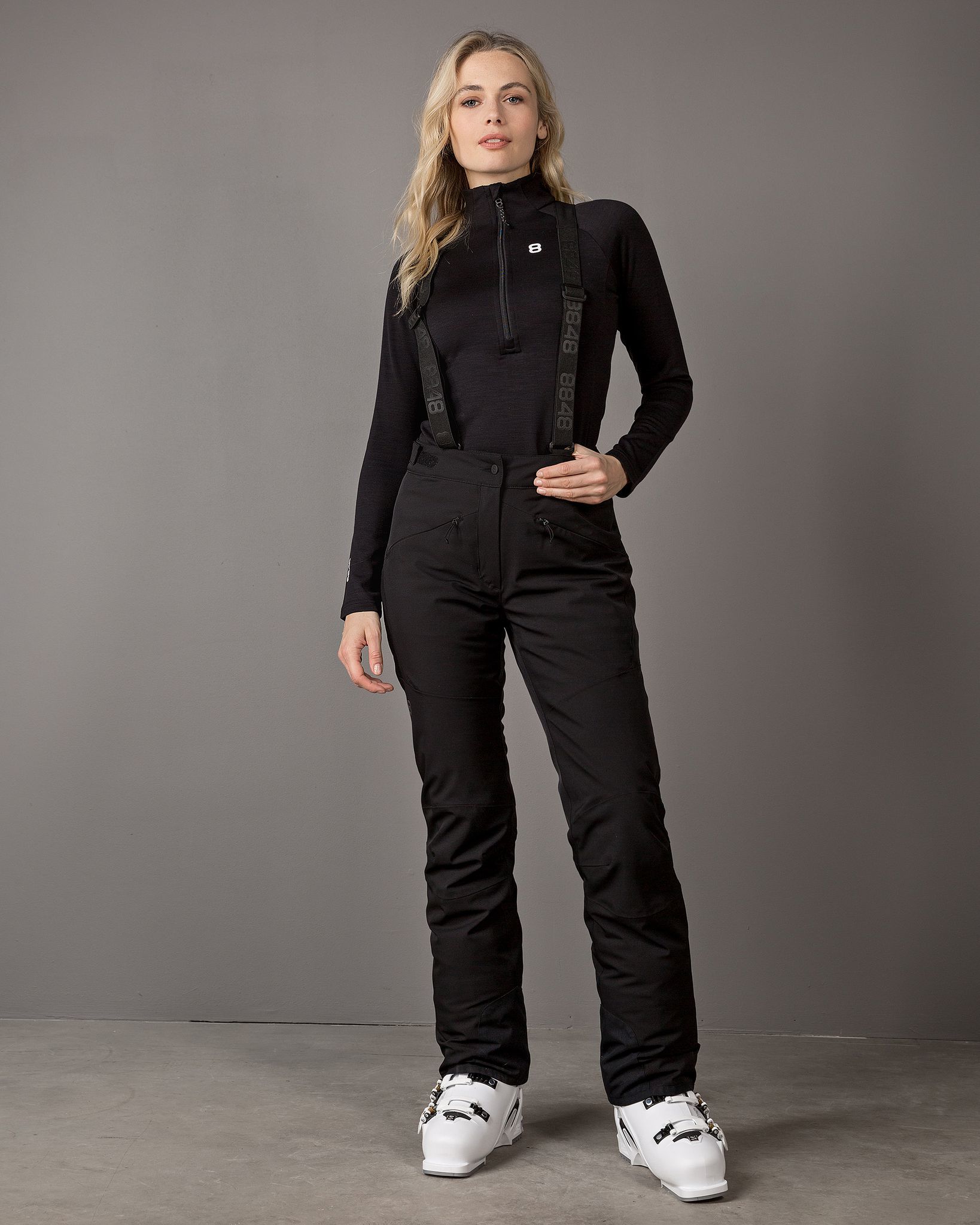 8848 Altitude Cristal Poppy горнолыжный костюм женский black - 5