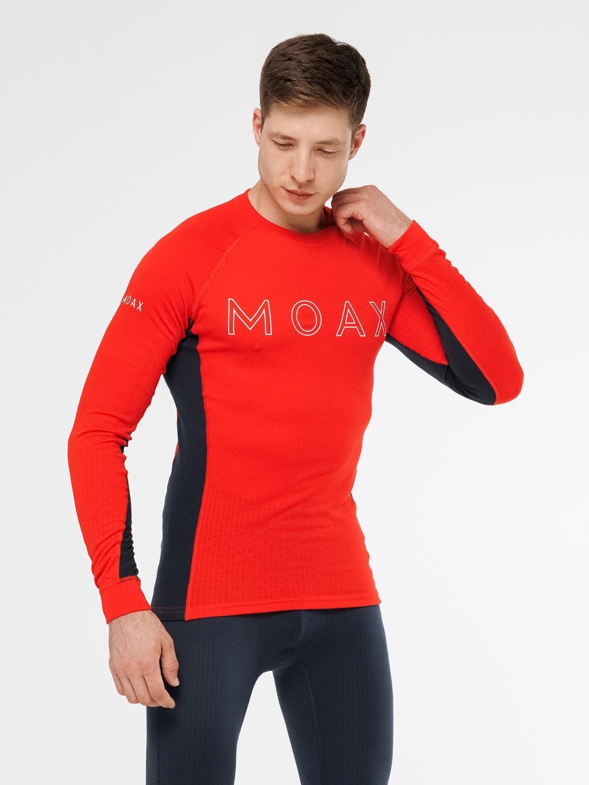 Мужской комплект термобелья Moax Race красно-синий - 3
