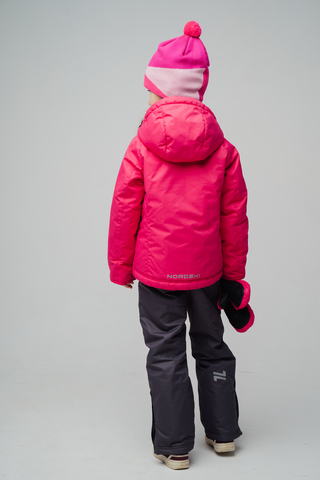 Nordski Kids Motion детский утепленный костюм raspberry-black
