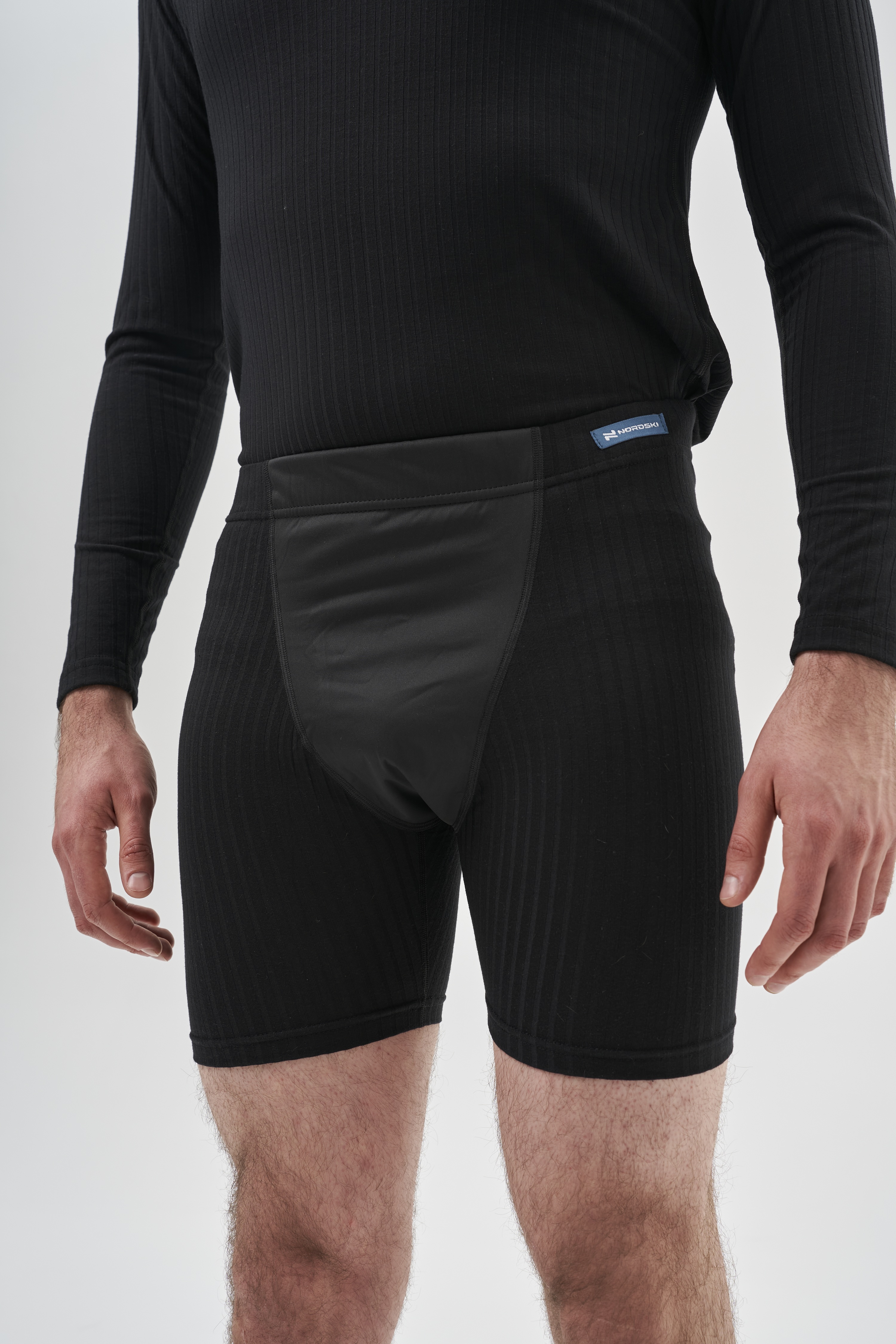 Детские ветрозащитные термотрусы Nordski Jr. Race WS black