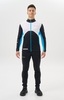 Мужская тренировочная лыжная куртка Nordski Pro 2.0 white-black-light blue - 11