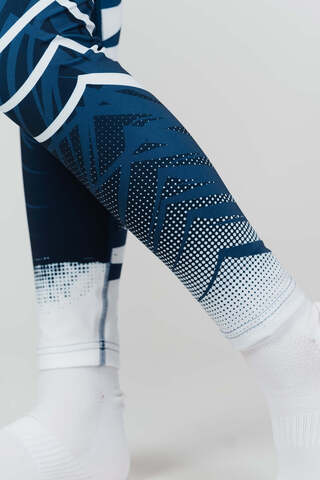 УЦЕНКА-Детский и подростковый лыжный гоночный костюм (КАЛЬСОНЫ) Nordski Jr Pro pearl blue