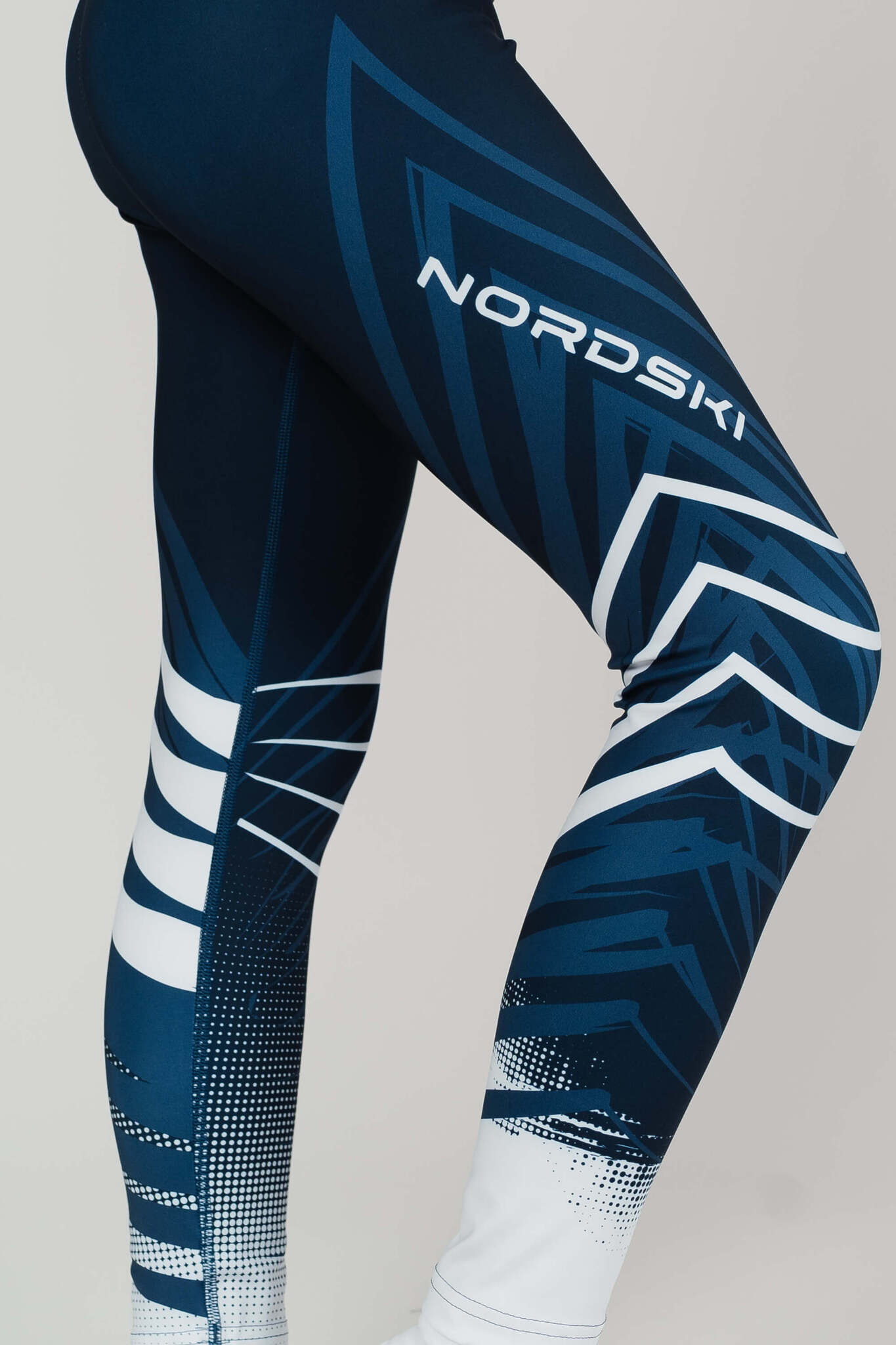 УЦЕНКА-Детский и подростковый лыжный гоночный костюм (КАЛЬСОНЫ) Nordski Jr Pro pearl blue - 4