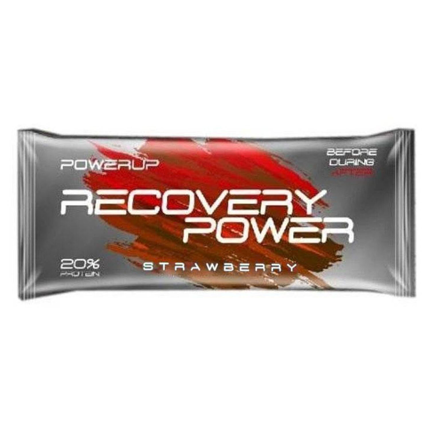 Протеиновый батончик PowerUp Recovery Power 40 г земляника