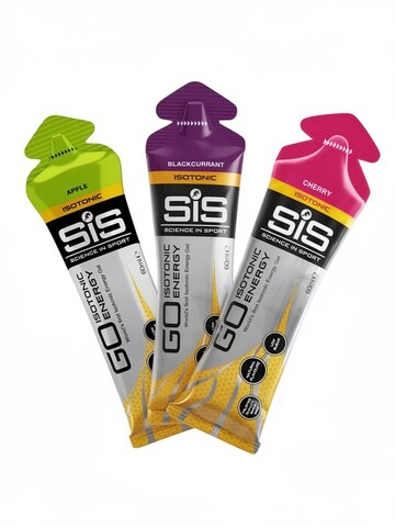 Набор углеводных гелей SIS Go Isotonic Gel яблоко-смородина-вишня