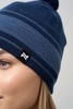 Лыжная шапка c шерстью Nordski Tone Stripe blue - 6