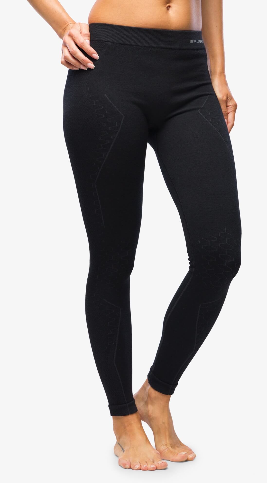 Женские термолосины Brubeck Extreme Merino черные