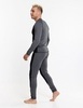 Мужской комплект термобелья с ветрозащитой Arswear Windstoppe серо-черный - 4