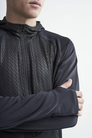 Craft Charge беговая куртка мужская черная