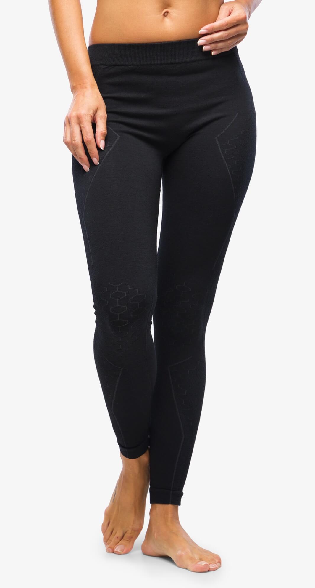 Женские термолосины Brubeck Extreme Merino черные - 2