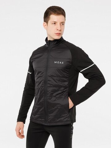 Мужская тренировочная беговая куртка Moax Tauri Stretch Fit черная
