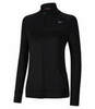 Mizuno Alpha Knit рубашка беговая женская черная - 1