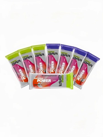 Набор углеводных батончиков PowerUp Muesli яблоко-корица-черника